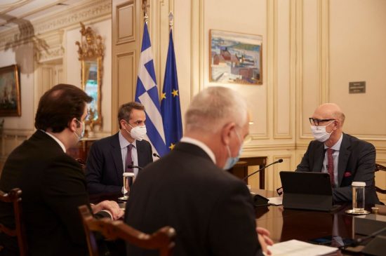 Συνάντηση Μητσοτάκη με Höttges (DT) και Τσαμάζ (Cosmote): Βασική προτεραιότητά μας ο ψηφιακός μετασχηματισμός της χώρας