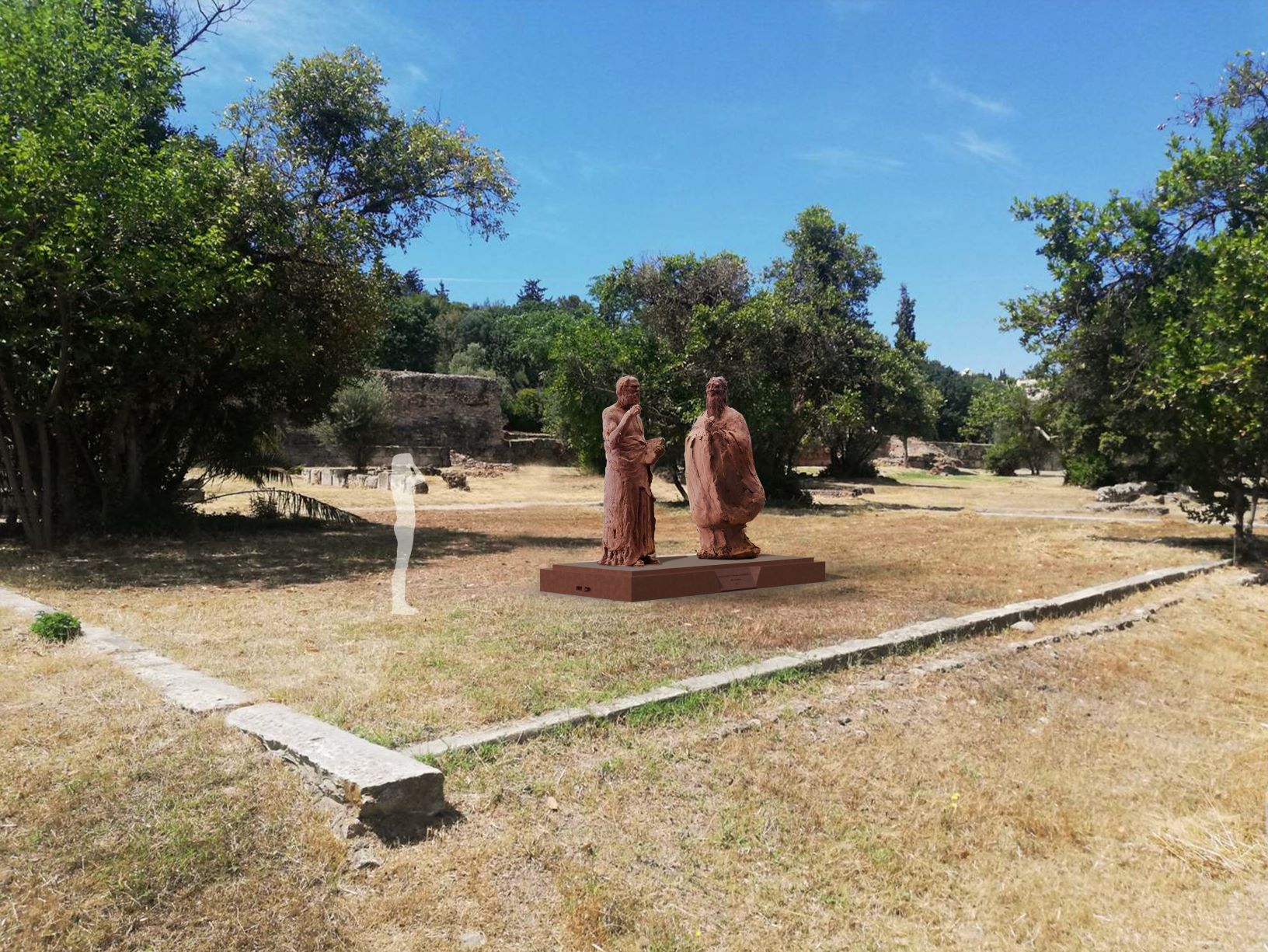 Κομφούκιος και Σωκράτης συναντιούνται στην Αρχαία Αγορά