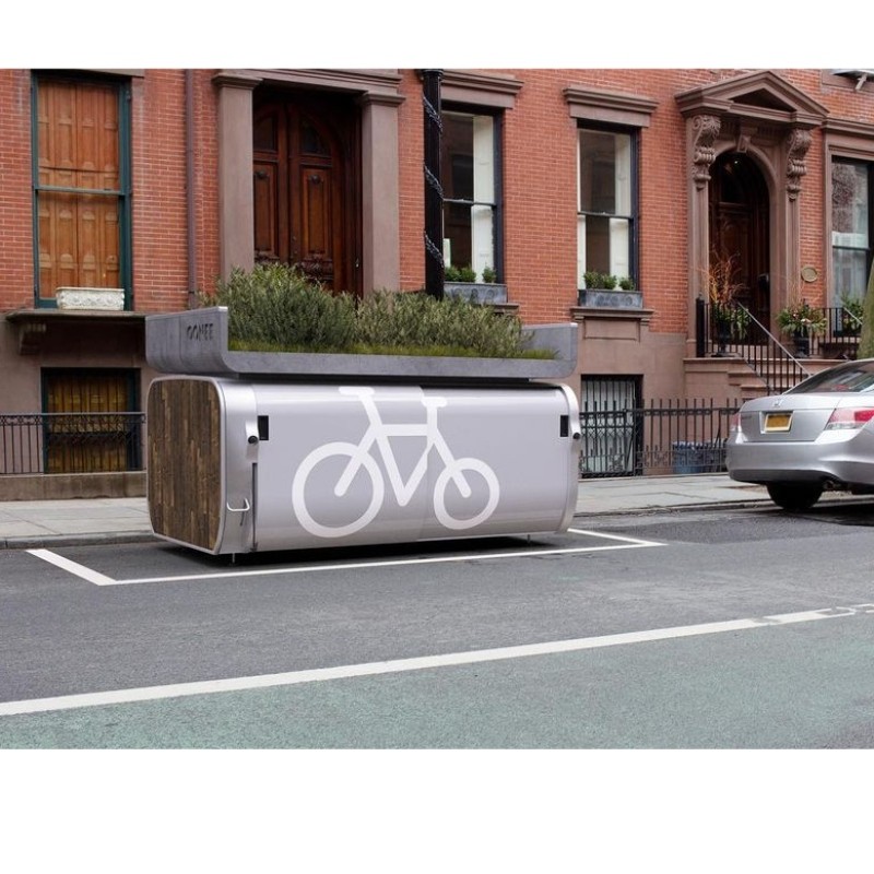 Tα πάρκινγκ στους δρόμους της Νέας Υόρκης αλλάζουν-Σύντομα θα γεμίσουν με “κουτιά” γεμάτα ποδήλατα