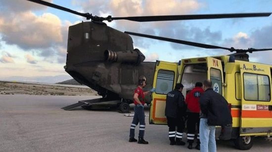 Συνδρομή της Πολεμικής Αεροπορίας για την αεροδιακομιδή 7 ασθενών από τη νησιωτική χώρα