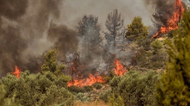 Νέα μεγάλη πυρκαγιά στα Βίλια – Προληπτική εκκένωση δύο οικισμών μέσω του 112