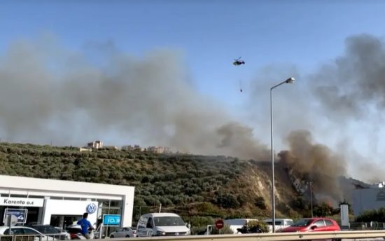 Κρήτη: Υπό έλεγχο η φωτιά στις Γούρνες, νέο μέτωπο στο Δεμάτι