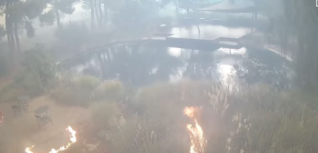 Tatoi Club: Δείτε το συγκλονιστικό βίντεο από τη φωτιά στη Βαρυμπόμπη