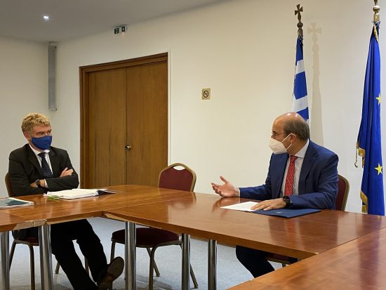 Κωστής Χατζηδάκης: Συνάντηση με τον Mario Nava για την συνεργασία με την DG REFORM