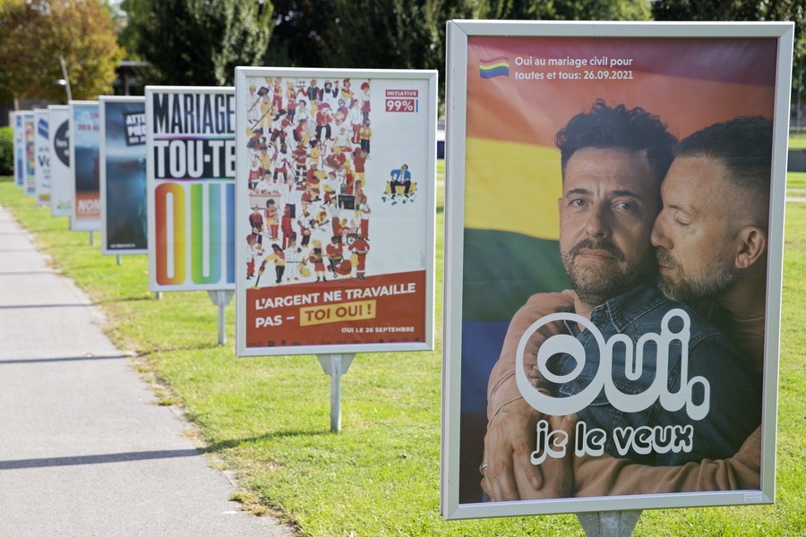 Οι Ελβετοί αποφασίζουν για τους γάμους των ομοφύλων