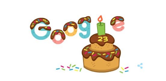 Google: Η μηχανή αναζήτησης γίνεται 23 ετών και το γιορτάζει με ένα doodle