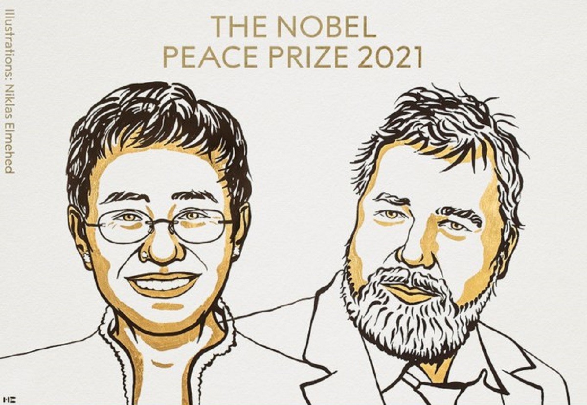Νόμπελ Ειρήνης 2021: Στη Μαρία Ρέσα και τον Ντμίτρι Μουράτοφ το φετινό βραβείο
