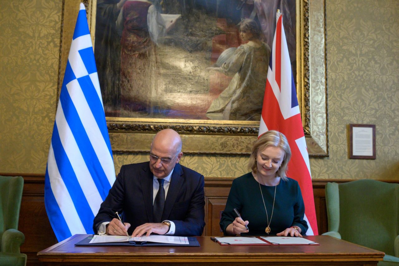 Δένδιας: Νέο κεφάλαιο στις σχέσεις μεταξύ Ελλάδας και Ηνωμένου Βασιλείου