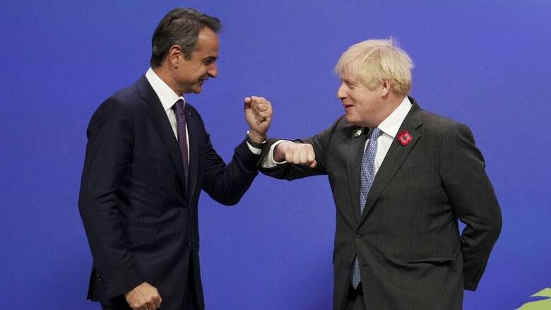 Βρετανία: Τζόνσον και Μητσοτάκης συμφώνησαν να ενδυναμώσουν τις ελληνοβρετανικές σχέσεις