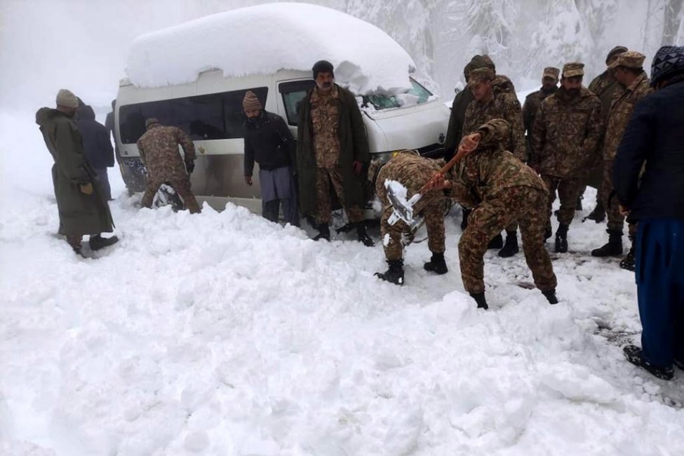 Πακιστάν χιονοθύελλα