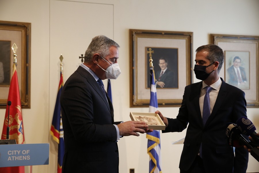 Συνάντηση Τζουκάνοβιτς - Μπακογιάννη: «Η Αθήνα είναι έμπνευση για όλες τις ευρωπαϊκές πρωτεύουσες» δήλωσε ο πρόεδρος του Μαυροβουνίου