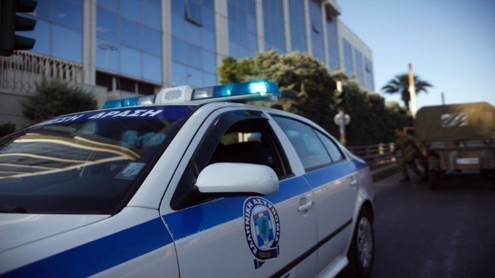 Περιπολικό της Αστυνομίας σε δρόμο της Αθήνα