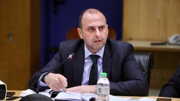 O υφυπουργός Υποδομών και Μεταφορών, αρμόδιος για τις Υποδομές, Γιώργος Καραγιάννης