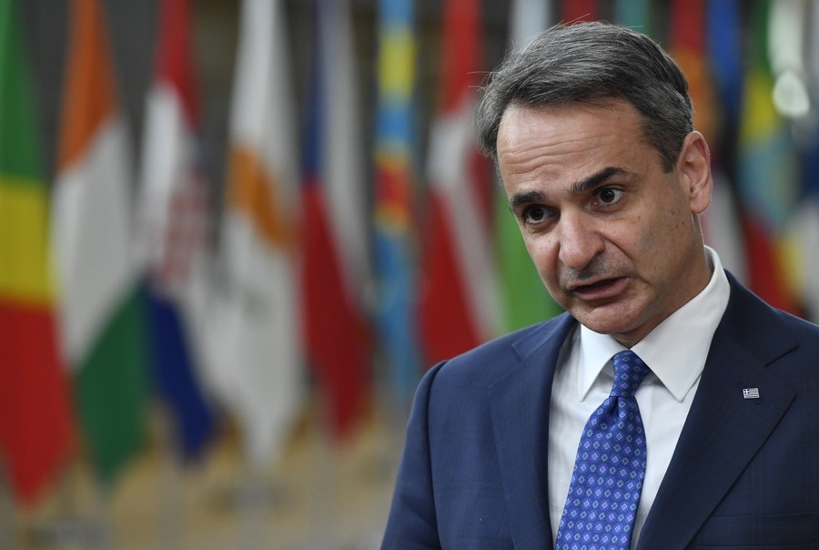 O πρωθυπουργός Κυριάκος Μητσοτάκης