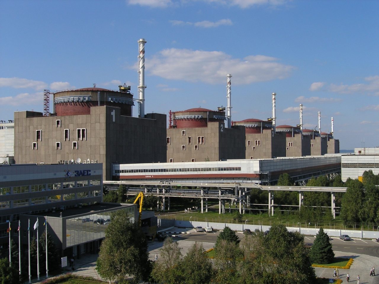 Φωτογραφία από τον πυρηνικό σταθμό στη Ζαπορίζια στην Ουκρανία