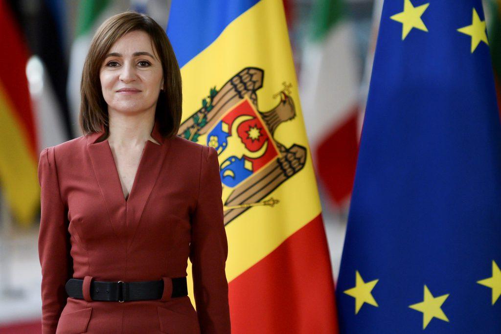 Η πρόεδρος της Μολδαβίας Μάγια Σάντου