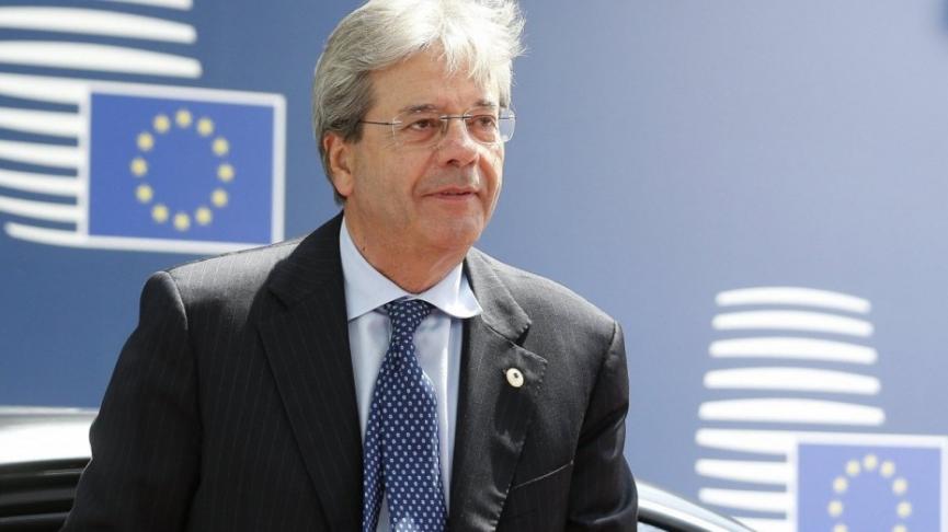 Ο Επίτροπος Οικονομίας της ΕΕ Πάολο Τζεντιλόνι
