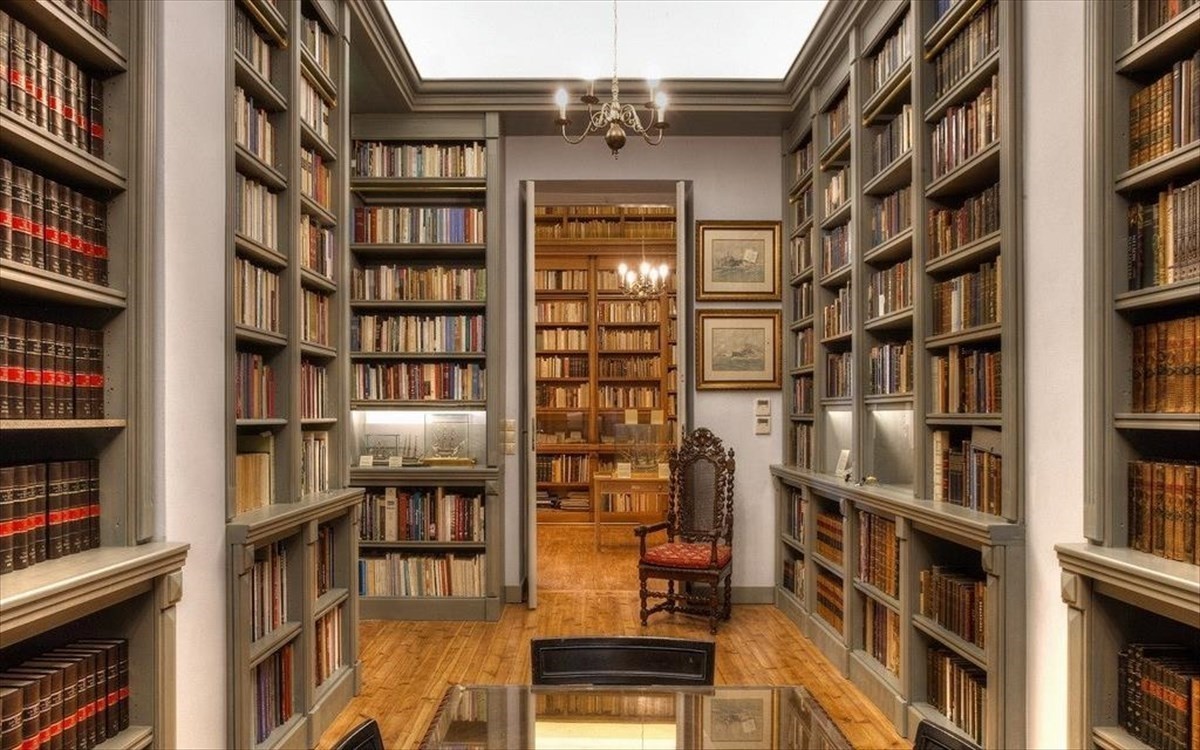 Η βιβλιοθήκη του Ιδρύματος Αικατερίνης Λασκαρίδη