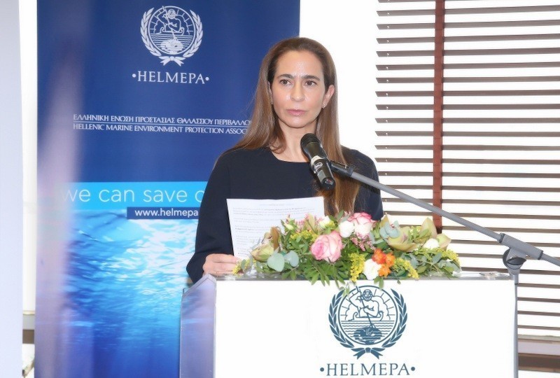 Η Πρόεδρος της HELMEPA, κυρία Σεμίραμις Παληού