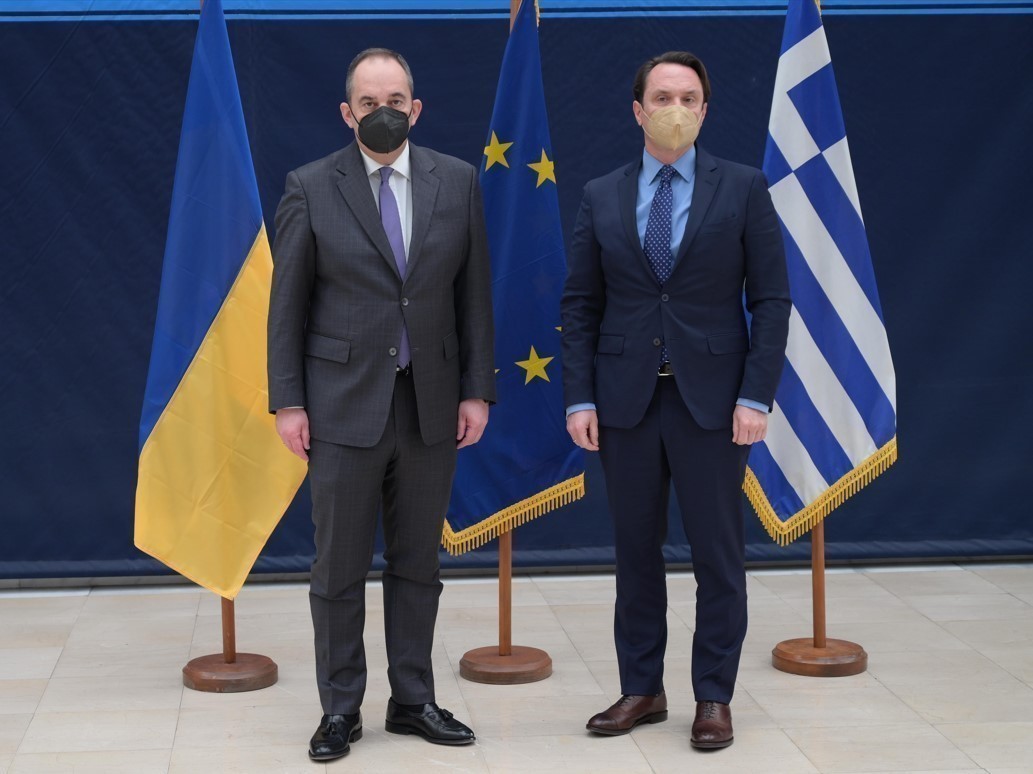 Τον Πρέσβη της Ουκρανίας στην Ελλάδα κ. Sergii Shutenko, υποδέχθηκε στο Υπουργείο Ναυτιλίας και Νησιωτικής Πολιτικής ο ΥΝΑΝΠ Γιάννης Πλακιωτάκης