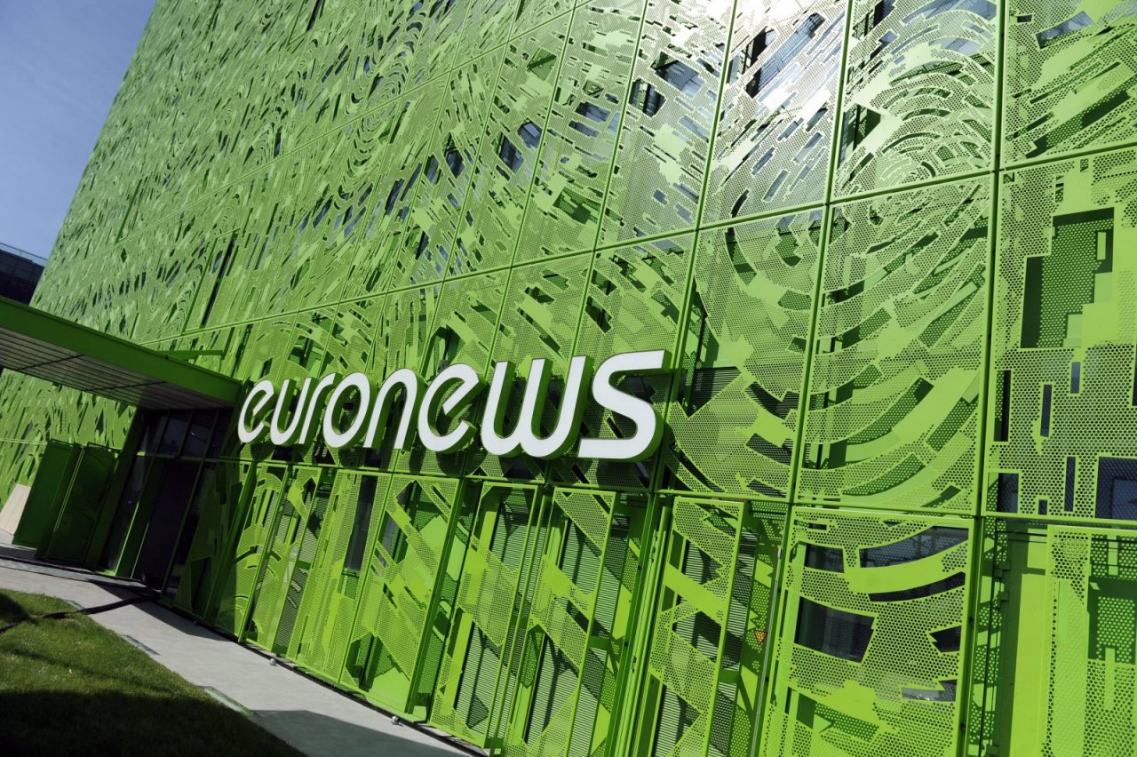 το κτήριο των κεντρικών του Euronews