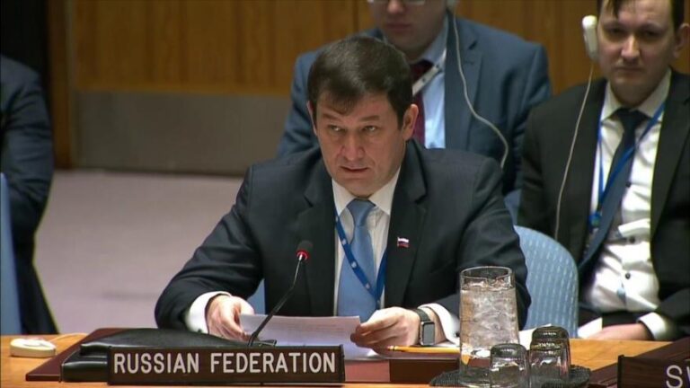 Ο αναπληρωτής πρεσβευτής της Ρωσίας στον ΟΗΕ Ντμίτρι Πολιάνσκι