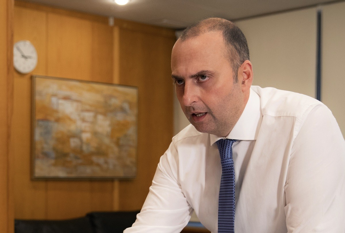 O Υφυπουργός Υποδομών και Μεταφορών, αρμόδιος για τις υποδομές, κ. Γιώργος Καραγιάννης
