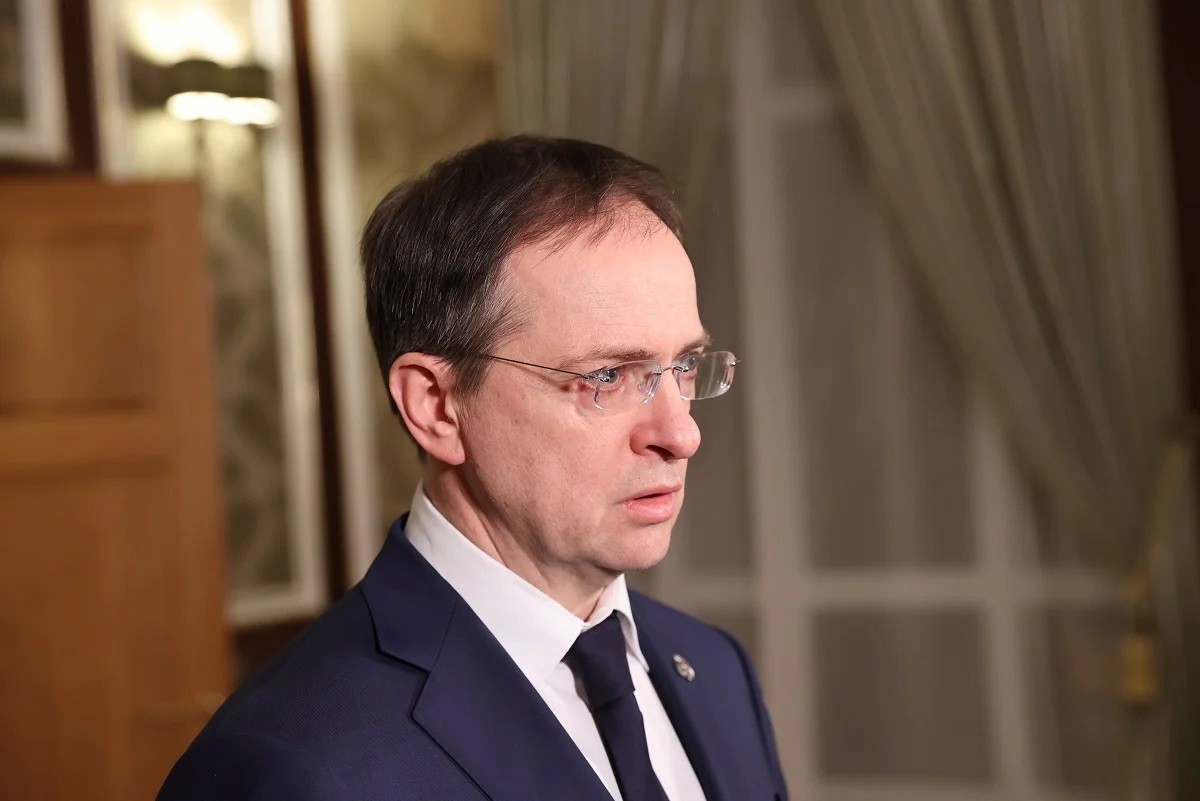 Ο επικεφαλής των Ρώσων διαπραγματευτών Βλαντίμιρ Μεντίνσκι