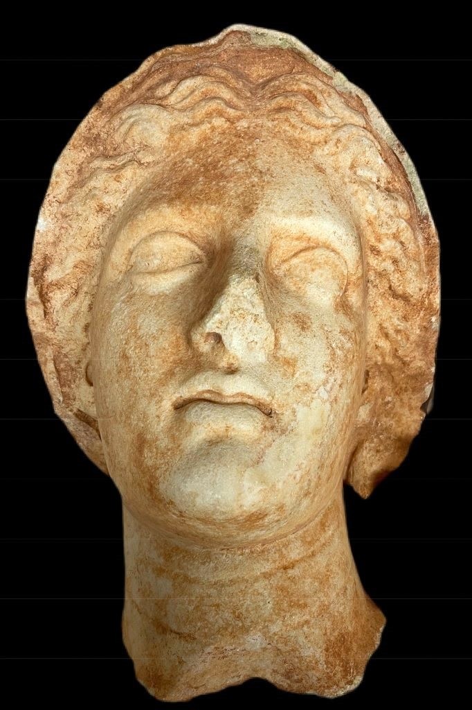 Μαρμάρινο κεφάλι της Ελληνιστικής εποχής από την Κυρήνη