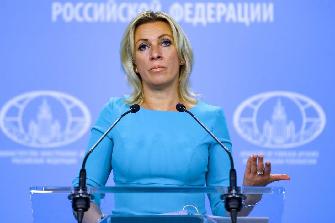 Μαρία Ζαχάροβα, εκπρόσωπος του ρωσικού ΥΠΕΞ
