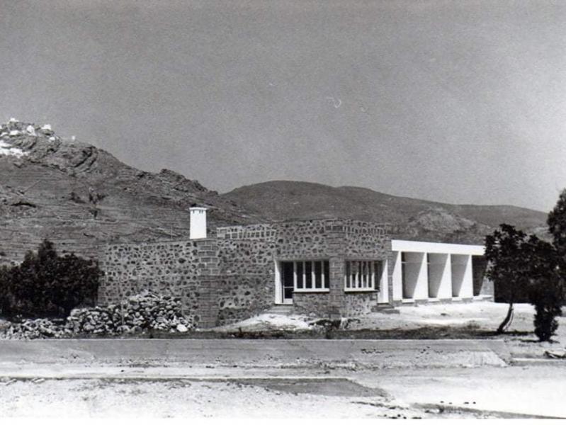 Το αρχικό κτίσμα στις αρχές του 1960