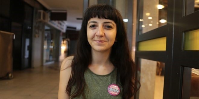 Η γενική γραμματέας της πλατφόρμας «We Will Stop Feminicide» Φιντάν Ατασελίμ