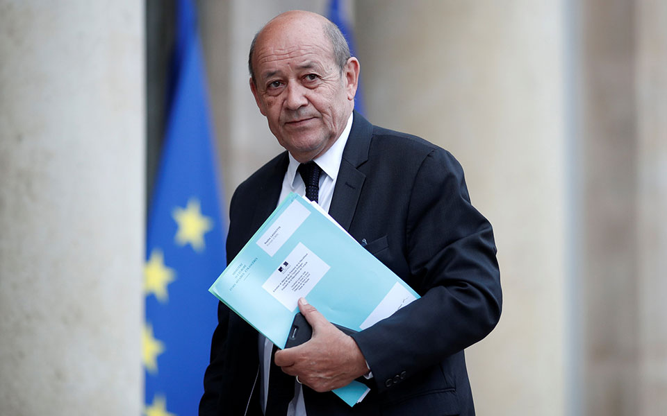 Ο Γάλλος υπουργός Εξωτερικών, Ζαν-Ιβ Λε Ντριάν