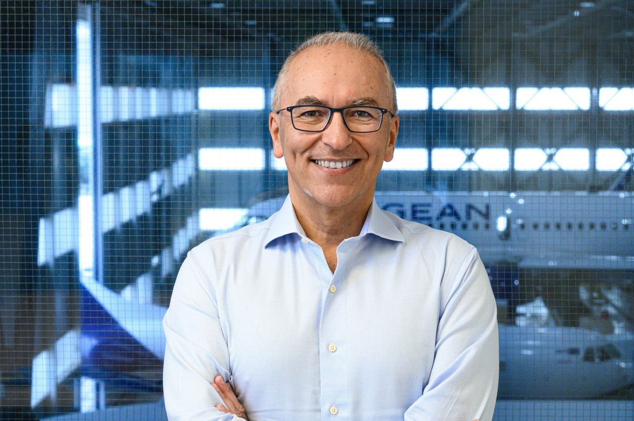 O CEO της Aegean, Δημήτρης Γερογιάννης