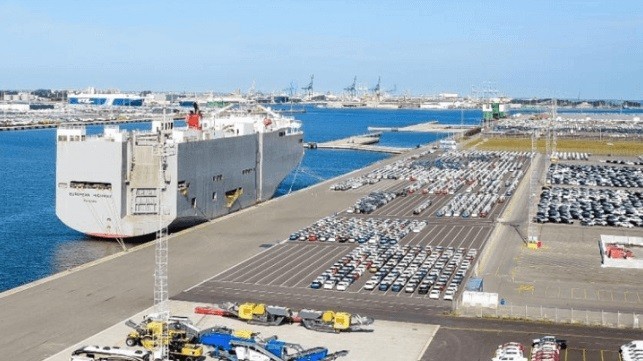 Πολυτελή αυτοκίνητα κόλλησαν στο ΛιμάνιZeebrugge