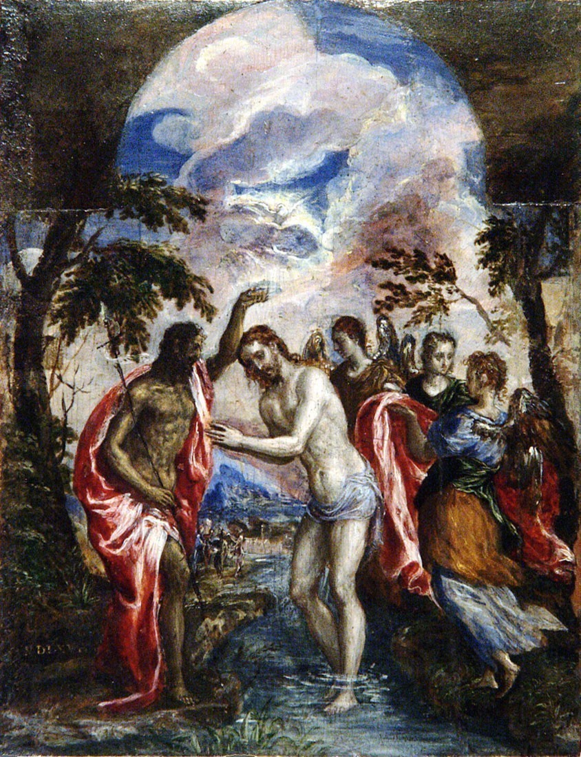 Έλ Γκρέκο «Η βάπτιση του Χριστού» (περίπου 1567-68)