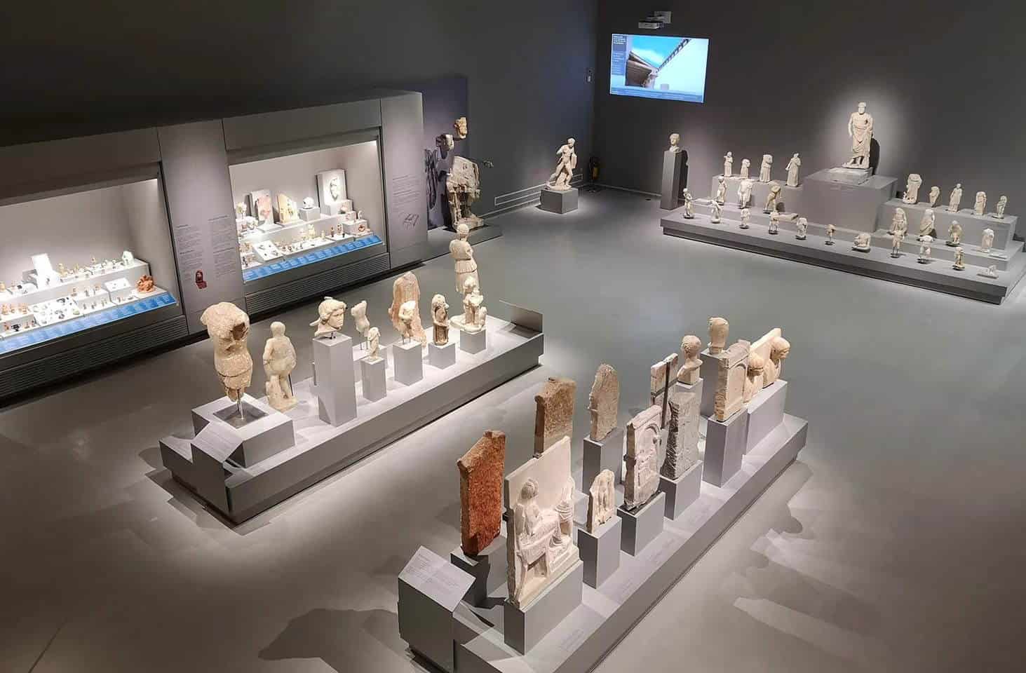 Αίθουσα του νέου Αρχαιολογικού Μουσείου Χανίων