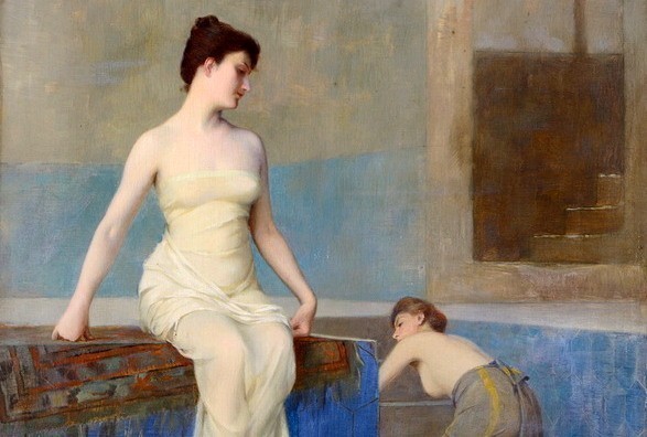 Έργο του Θεόδωρου Ράλλη (1852-1909) «Η πισίνα»