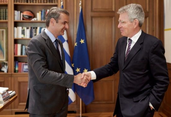Συνάντηση Μητσοτάκη – Πάιατ