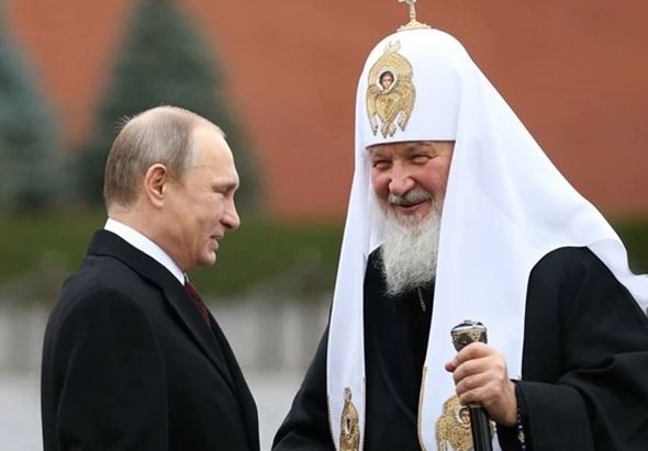 Ο Βλαντιμίρ Πούτιν με τον Πατριάρχη Μόσχας και Πασών των Ρωσιών Κύριλλο