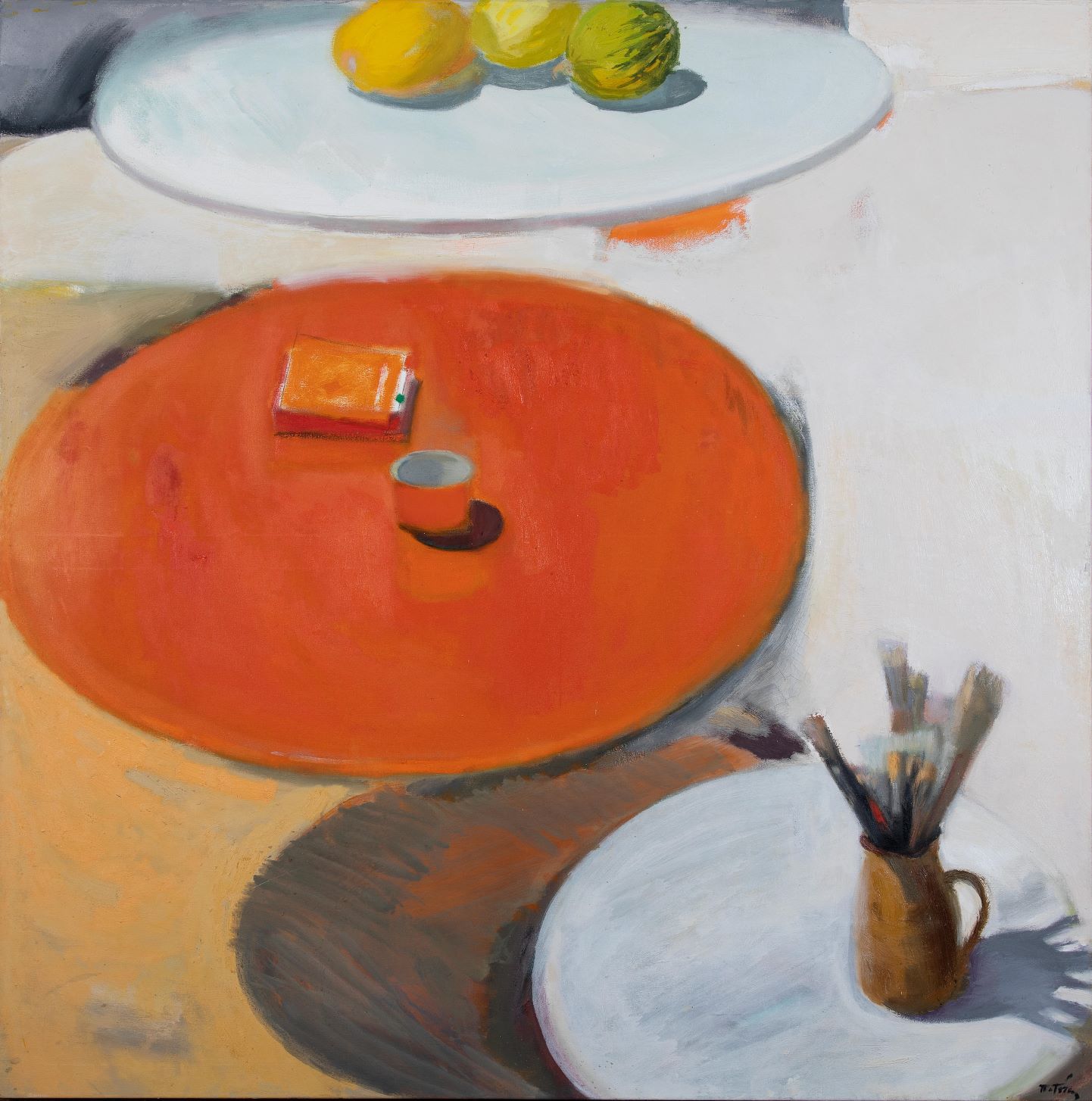 Παναγιώτης Τέτσης «Το πορτοκαλί τραπέζι»