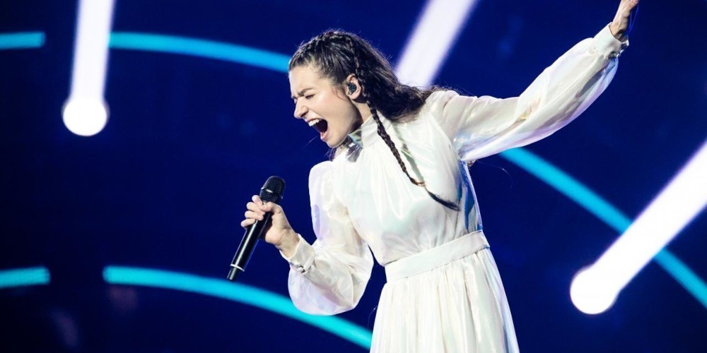 Η Αμάντα Γεωργιάδη στον πρώτο ημιτελικό της Eurovision 2022