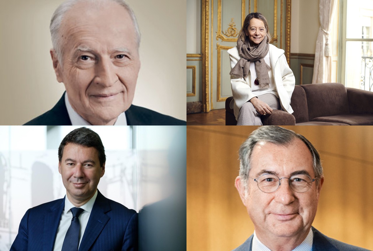 Xavier Huillard, CEO Vinci,Dominique Senequier, Ιδρυτής και Πρόεδρος του Fund Adrian,Nicolas Jachiet, CEO Egis,Martin Boygues, Πρόεδρος BOUYGUES