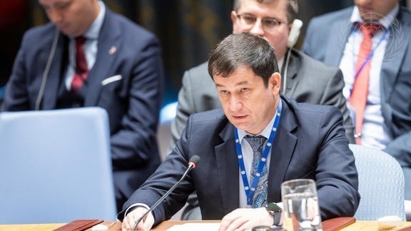 Ο αναπληρωτής πρεσβευτής της Ρωσίας στον ΟΗΕ, Ντμίτρι Πολιάνσκι