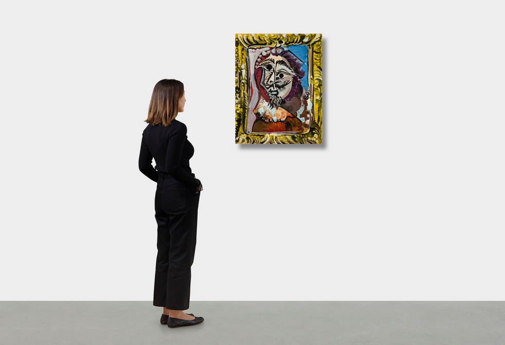 Ο πίνακας του Πικάσο «Ανδρικό πορτρέτο σε ένα κάδρο», 1969
