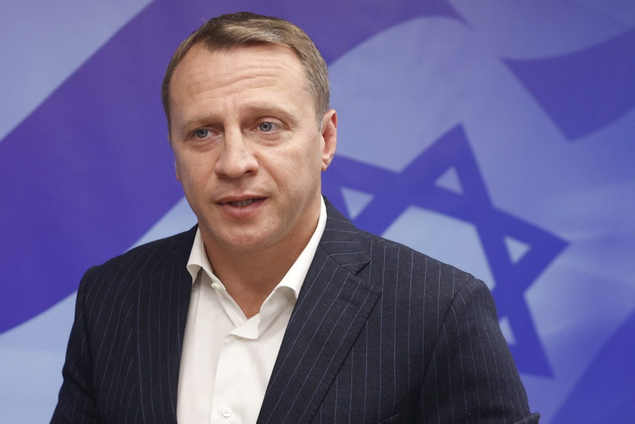Ο Iσραηλινός υπουργός Τουρισμού, Γιόελ Ραζβόζοβ