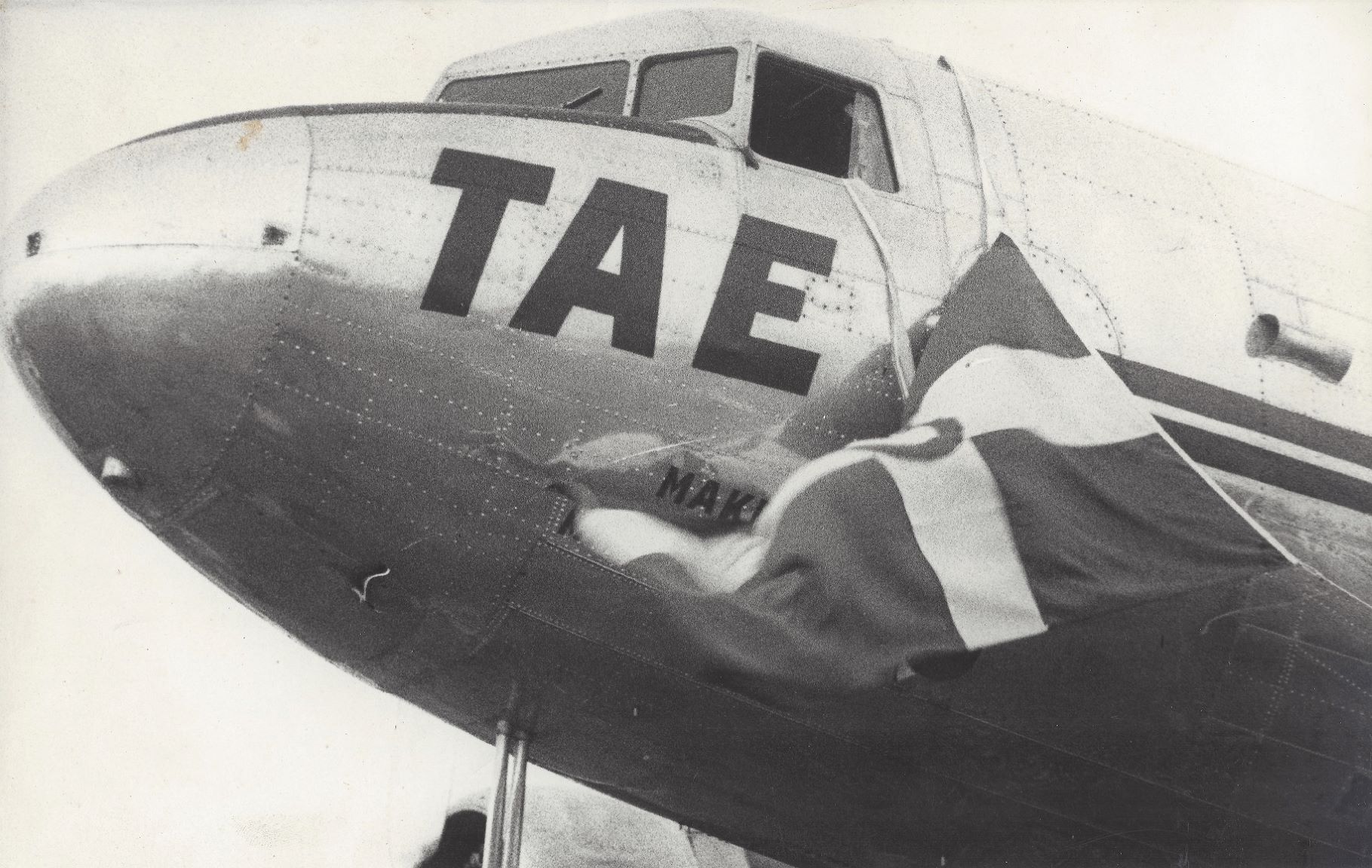 Με τα φτερά της ΤΑΕ (Ιδιωτικό Αρχείο Καψάνη Παναγιωτόπουλου)