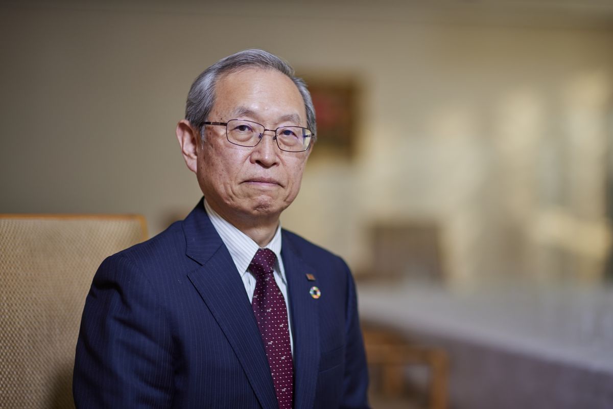 Satoshi Tsunakawa, CEO Toshiba