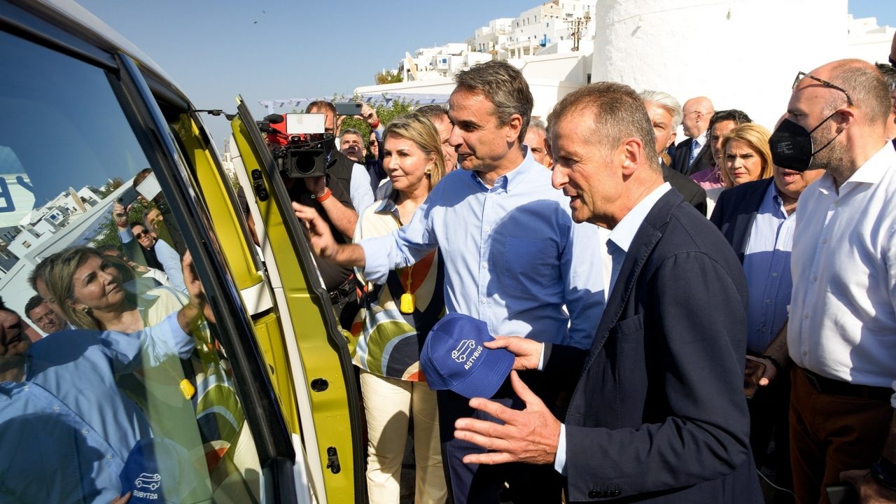 Ο Έλληνας πρωθυπουργός με τον ceo της VW