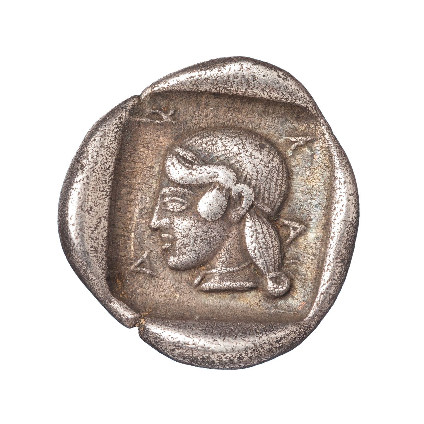 Αργυρό τριώβολο, αρκαδική κοπή (5ος πΧ. αιώνας) Μουσείο Μπενάκη